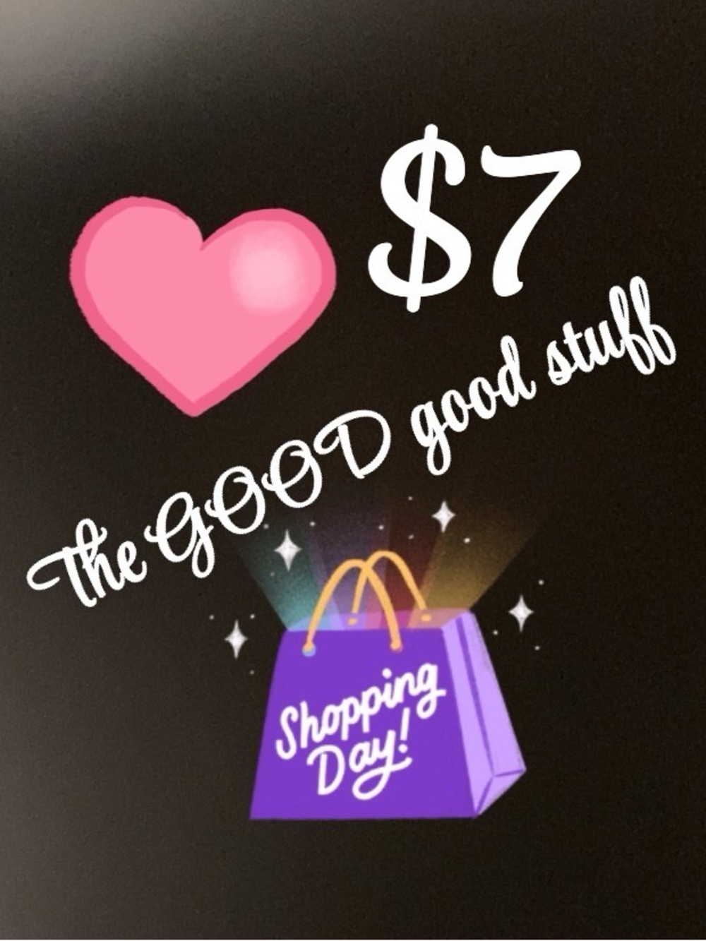 Live show items with  starting bids of $7